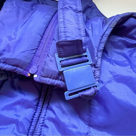 Swiss Alps Girls 12/14 Purple Insulated Overall Snow/Ski Bib - Picture 4 of 9